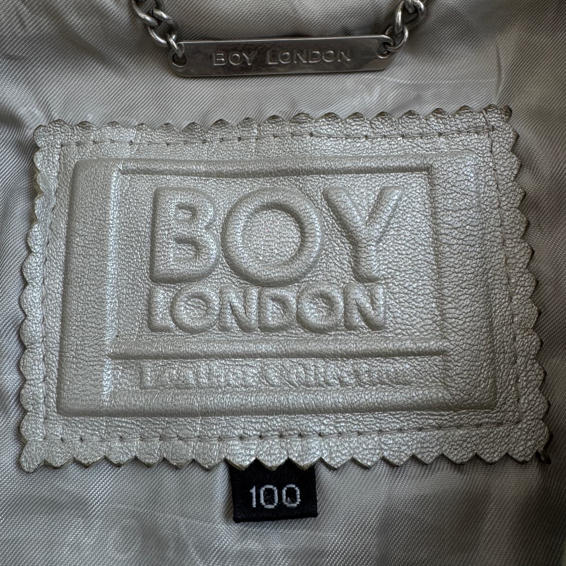 보이런던 90s 양가죽 리얼레더 스컬 해골 프린팅 가죽 자켓 상품이미지6