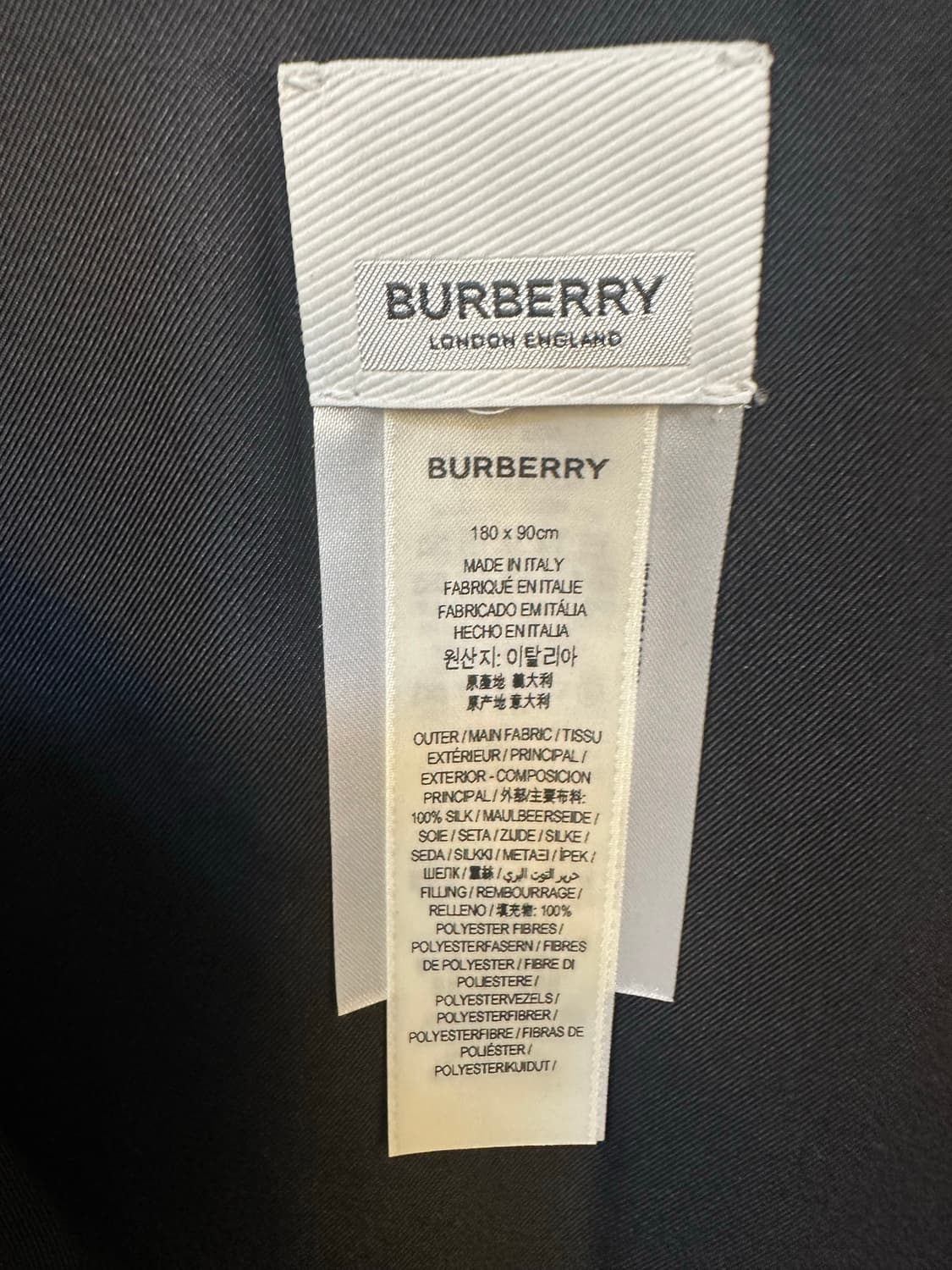 버버리 클라우디아 실크 케이프 상품이미지2