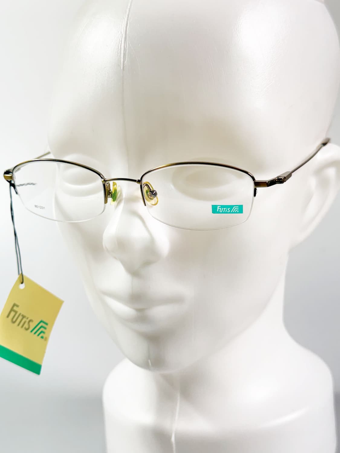 90s FUTIS 무테 스퀘어 프레임 빈티지 안경 상품이미지9