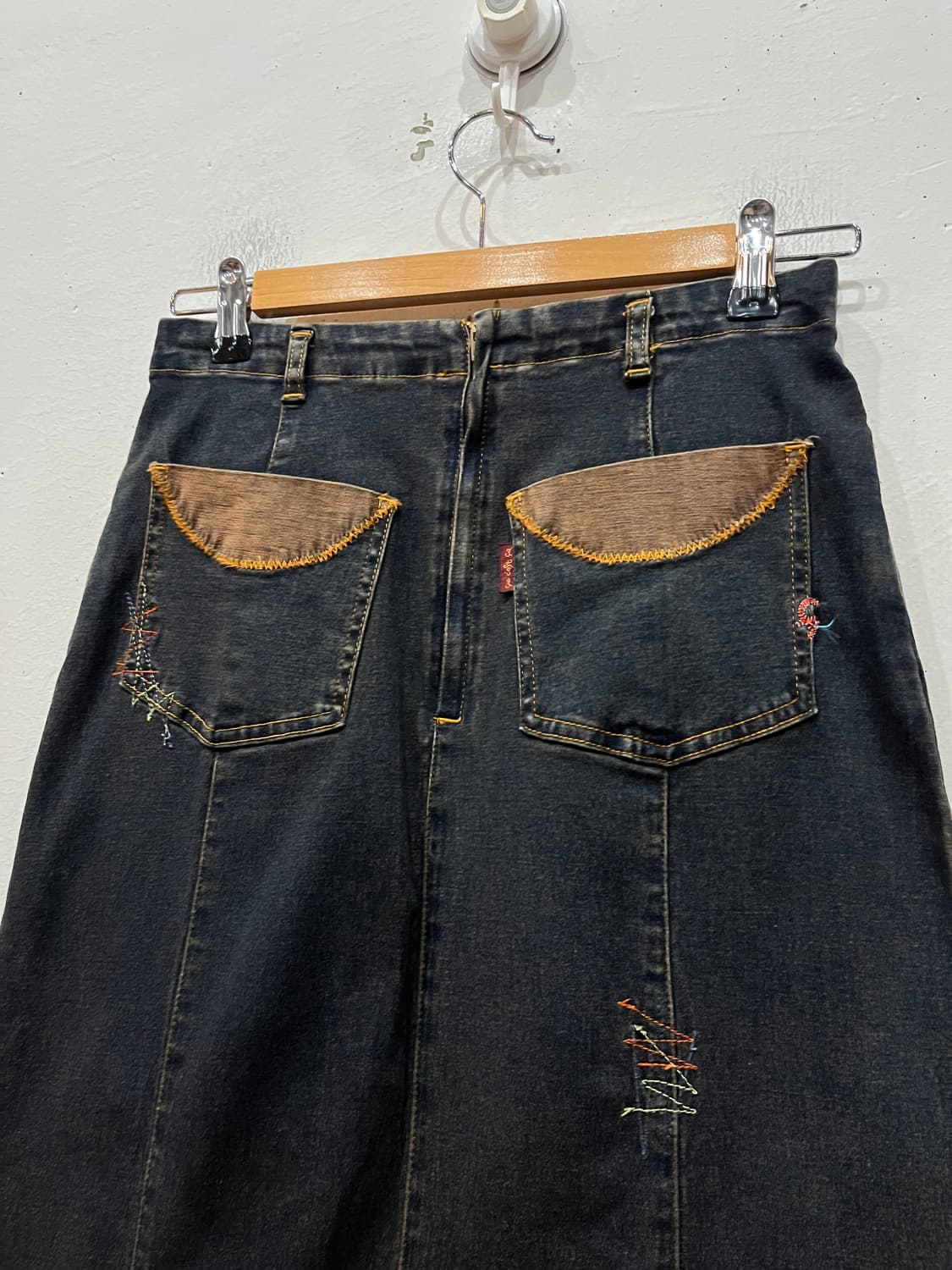 CA CEST CA JPN 스티치 롱스커트 치마  상품이미지4