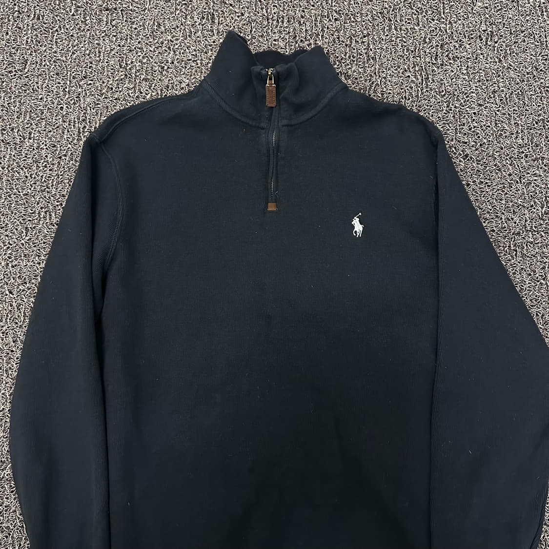 POLO 폴로 랄프로렌 반집업 니트 블랙 S 상품이미지2