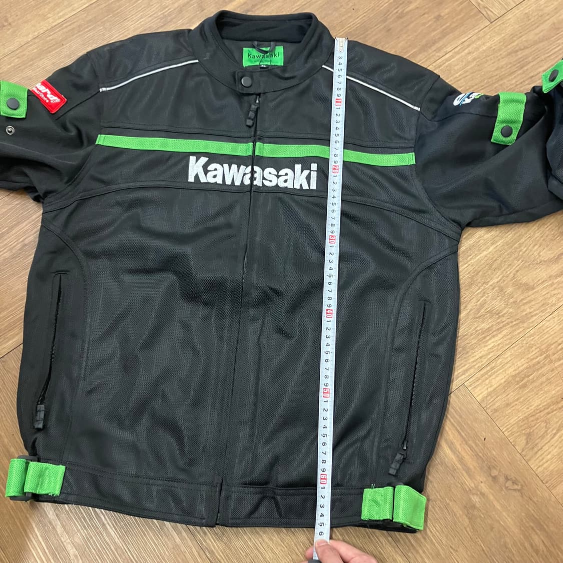 N135 가와사키 레이싱 바이커 자켓 상품이미지7
