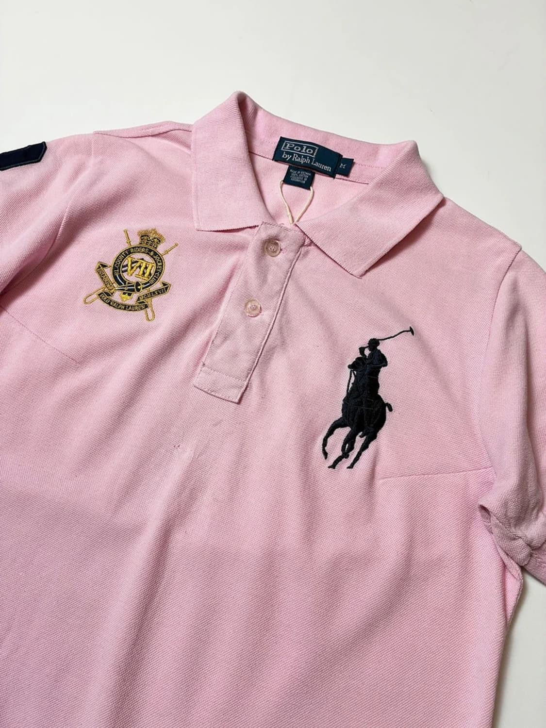 폴로 랄프로렌 핑크 빅포니 자수 PK 반팔 티셔츠 PN9503 상품이미지2
