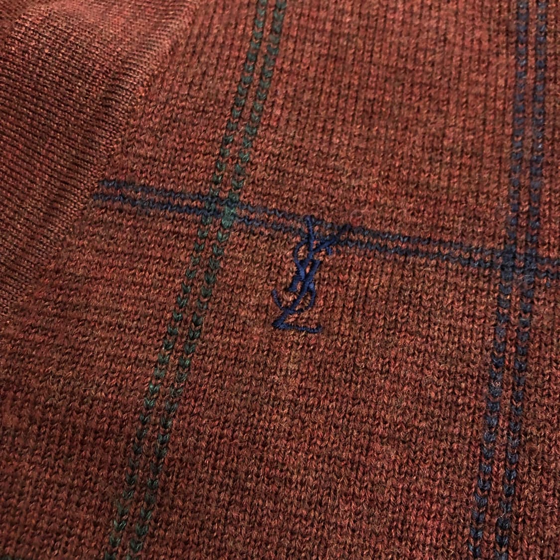 입생로랑 아카이브 울 미니멀 가디건 상품이미지3