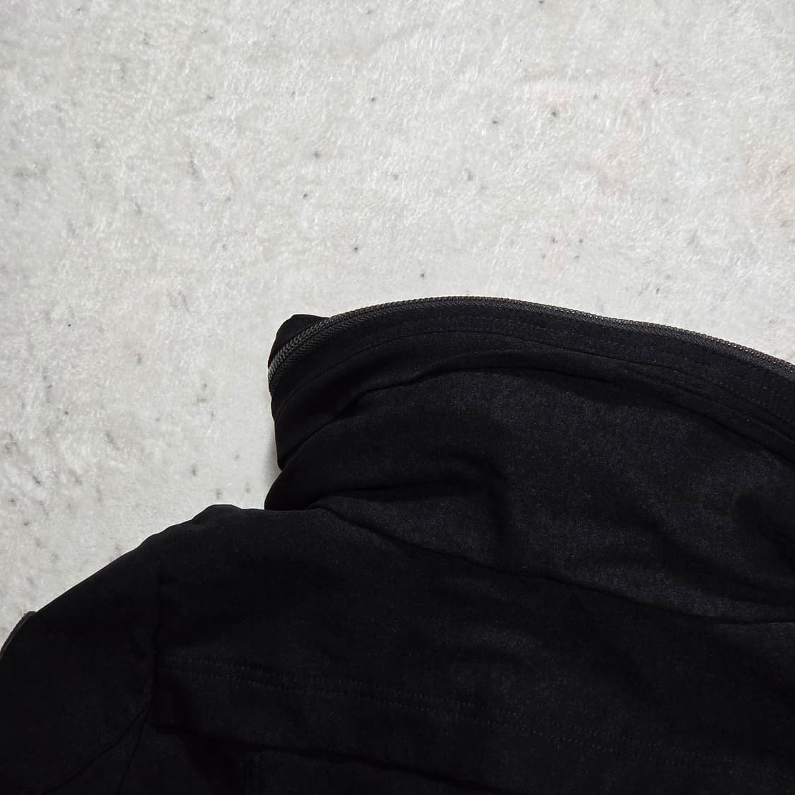 빈티지 하이넥 블랙 나일론 점퍼 상품이미지6