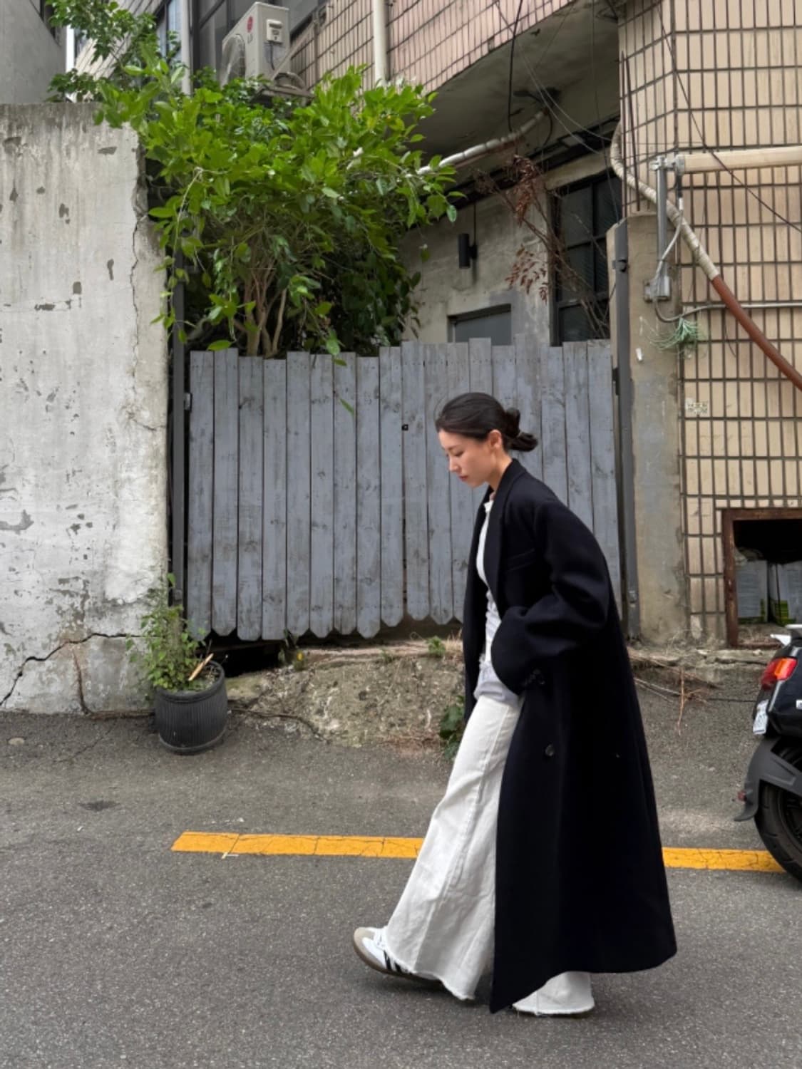 스튜디오톰보이 솔리드 테일러드코트 네이비 상품이미지8