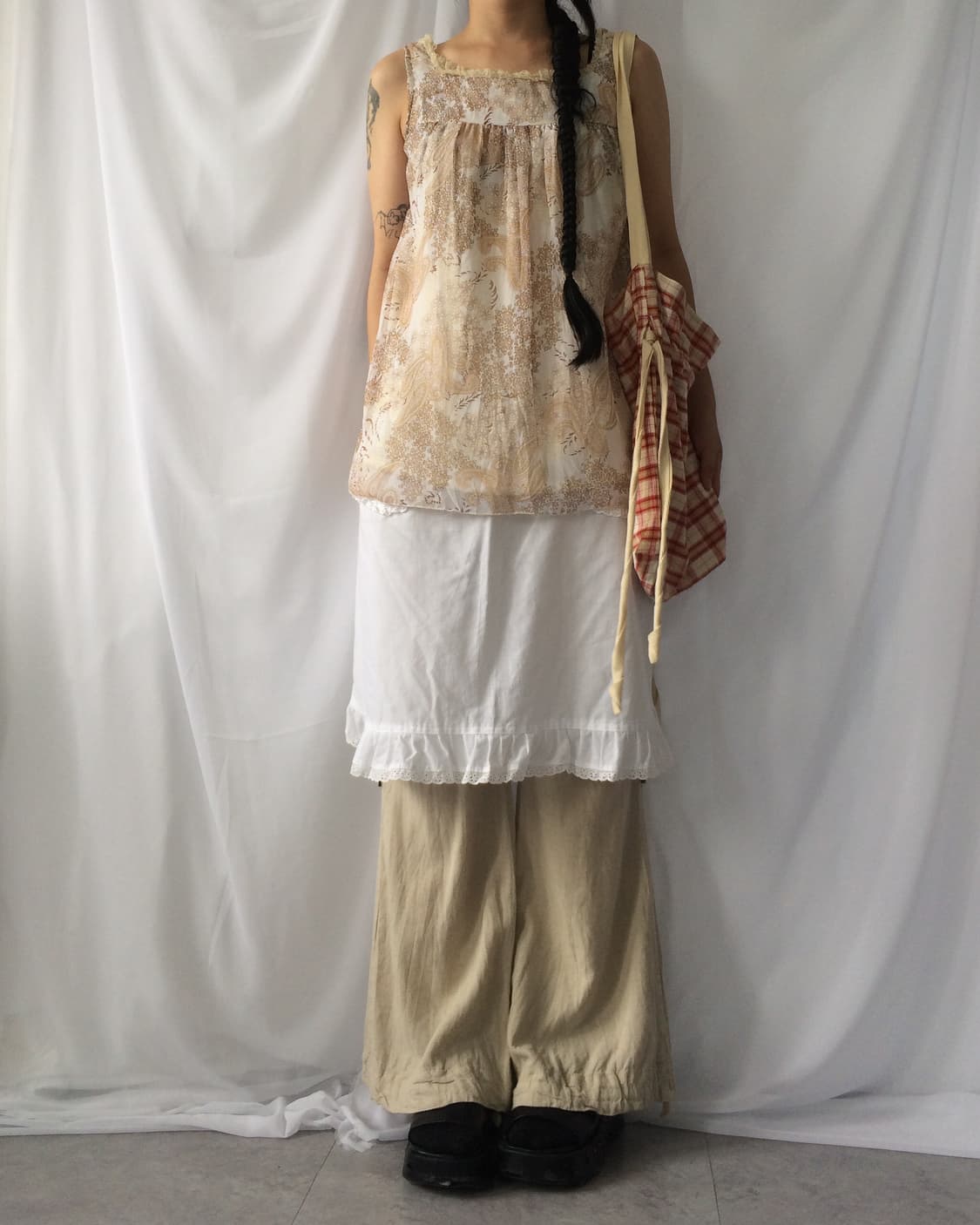Ethnic mood sleeveless 상품이미지1