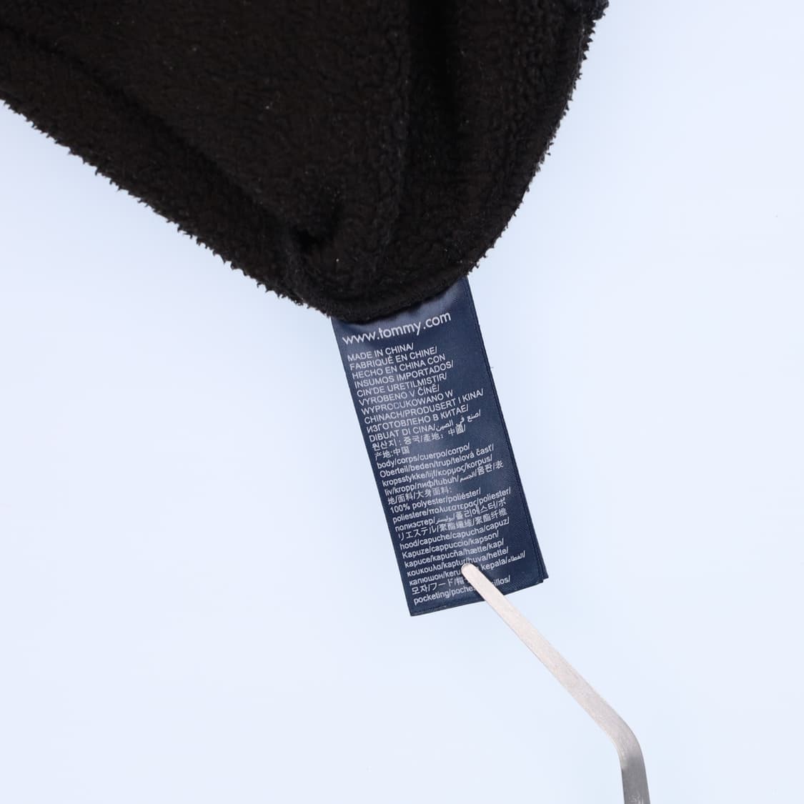 [L] 타미힐피거 진스 빈티지 센터로고 플리스 기모 후드티 3847 상품이미지7