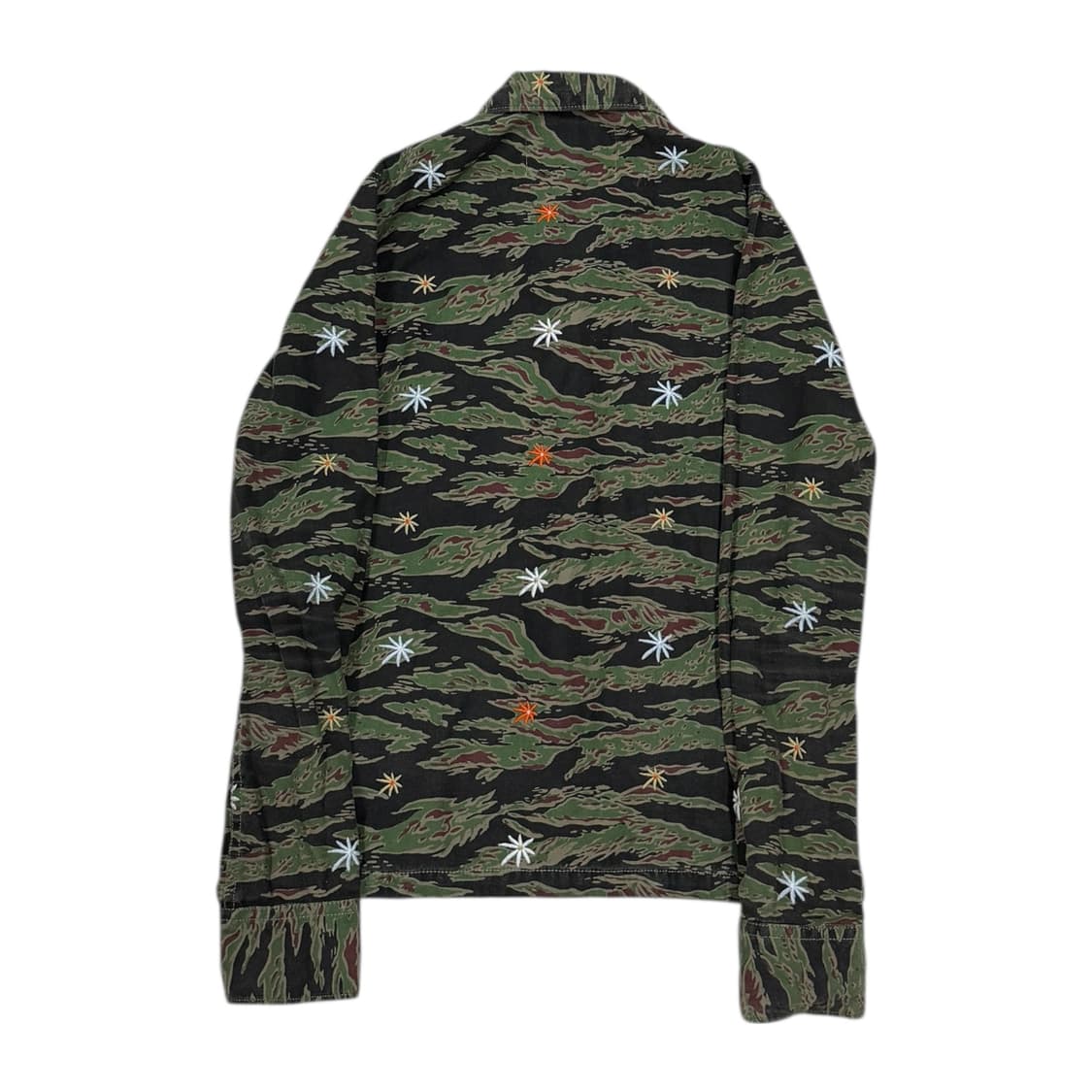 OBAY 오베이 카모 플라워 딱붙핏 셔츠 남방 2XS  상품이미지3