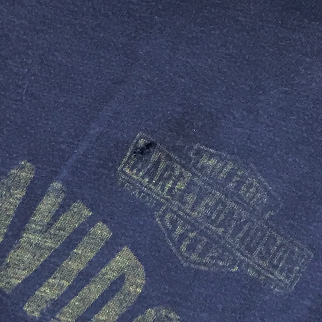 할리데이비슨 성조기 프린팅 네이비 숏 슬리브 남성 102 여성 루즈핏 상품이미지4