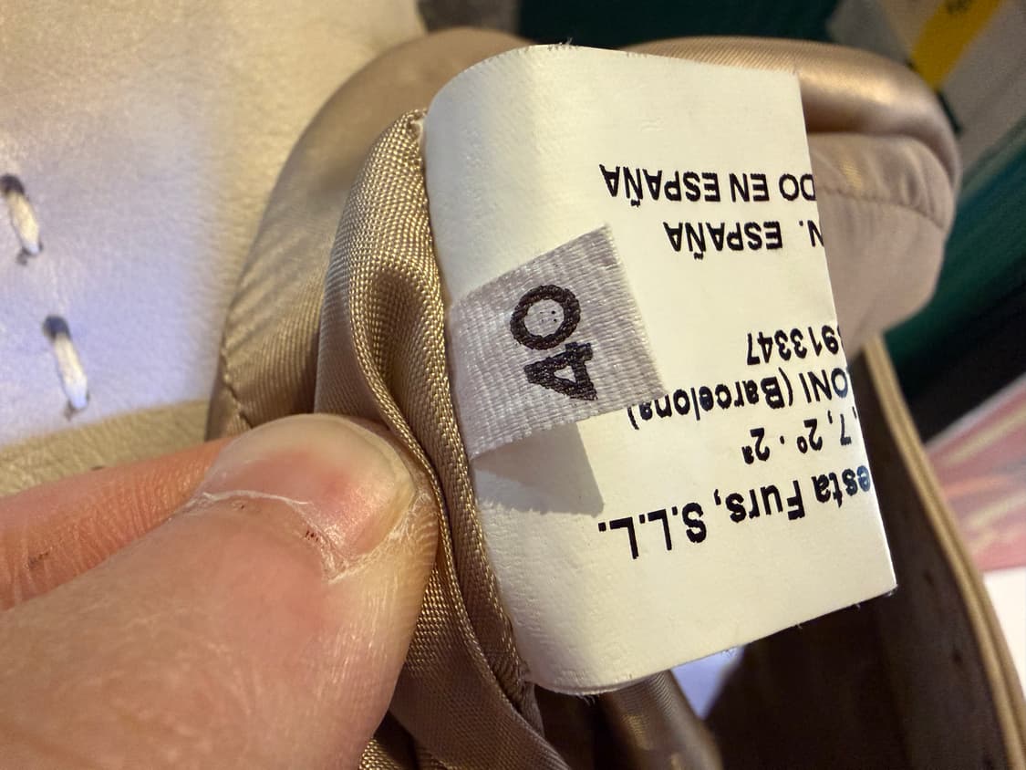 Lepanto 스티치 레더 블레이저 자켓 상품이미지10