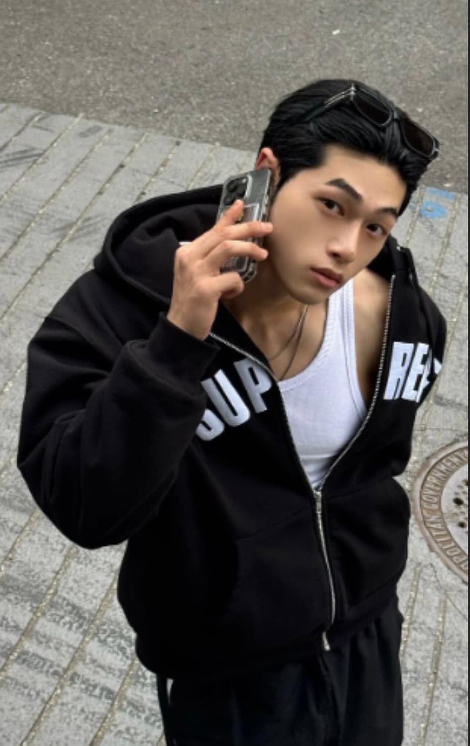 슈프림 아크 써멀 후드집업 L팝니다 상품이미지1