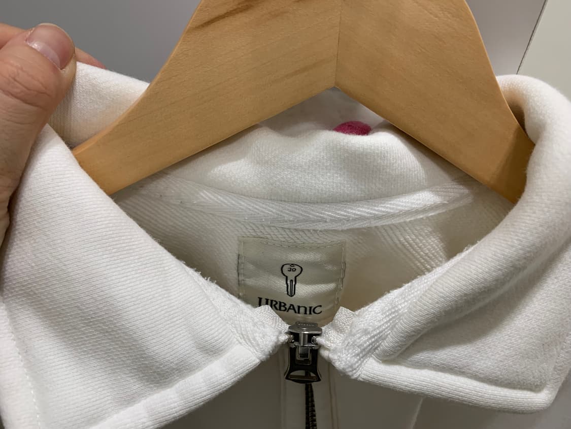 얼바닉3 화이트 스웻 집업 상품이미지8