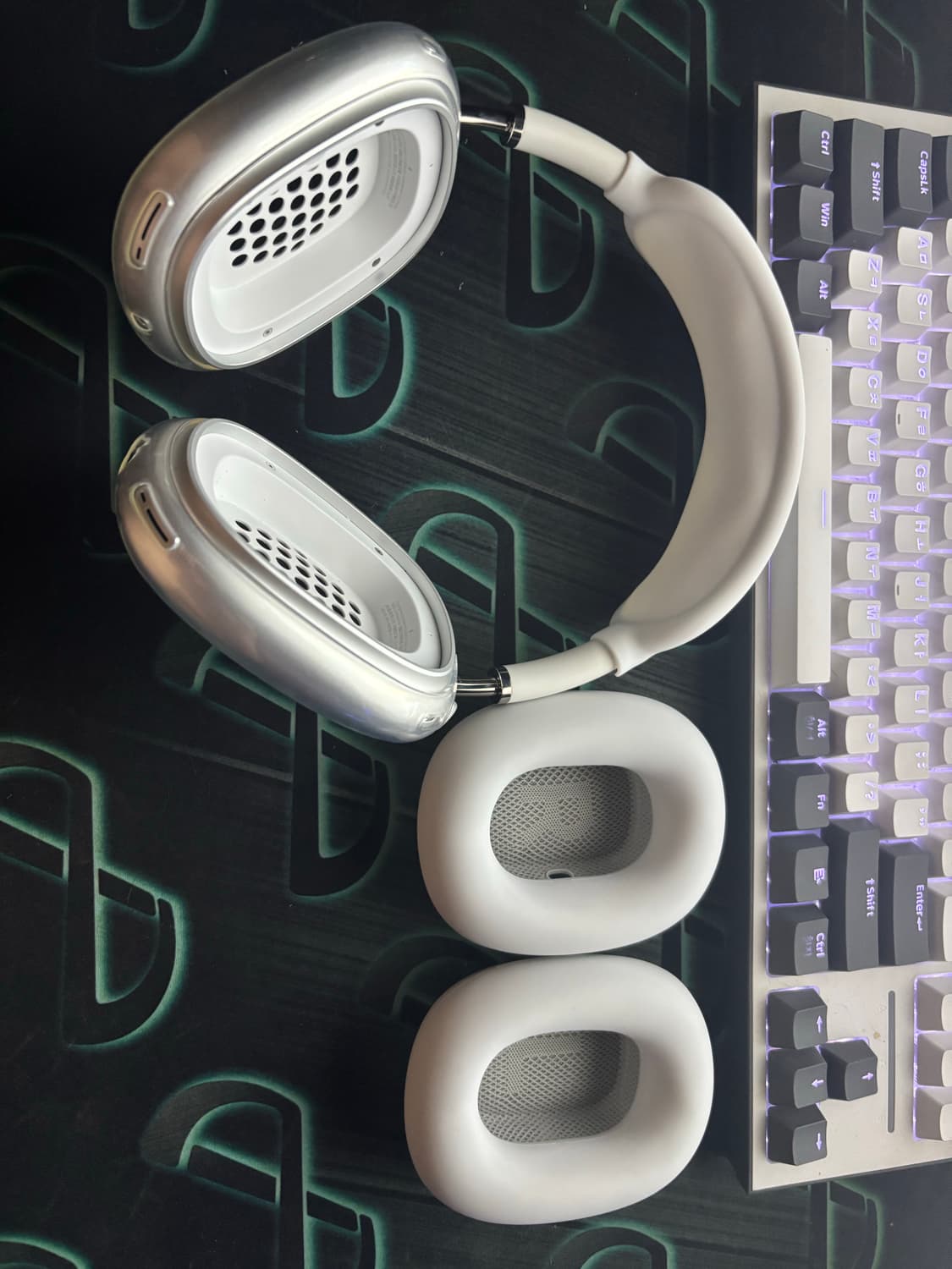 SSS급 애플 에어팟 맥스 실버 정품(급처) 상품이미지2