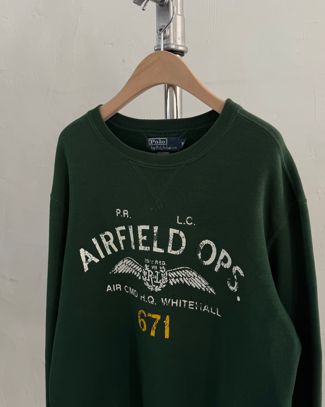 Polo 폴로 랄프로렌 밀리터리프린팅 딥그린컬러 스웻셔츠 상품이미지5