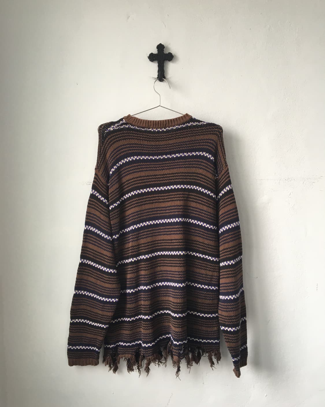 Damage point pattern knit 상품이미지3