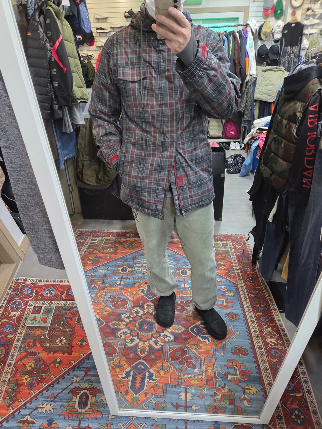 나이키 스톰핏 체크 보드 후디자켓 sp m 상품이미지10