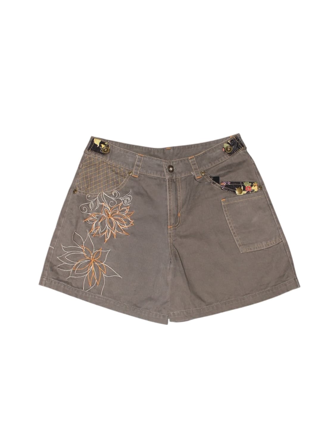 雅結 마사유 Oriental Flower Embroidery Pants 상품이미지1