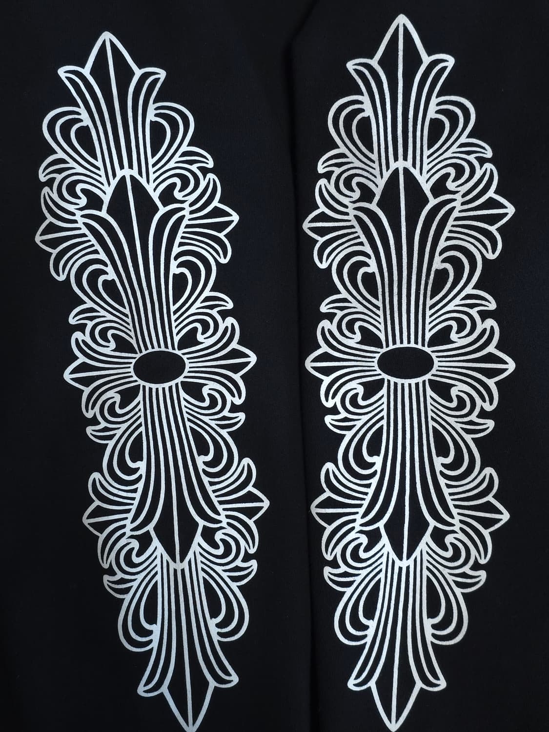 [XL] 크롬하츠 홀스슈 플로랄 후드 블랙 상품이미지5