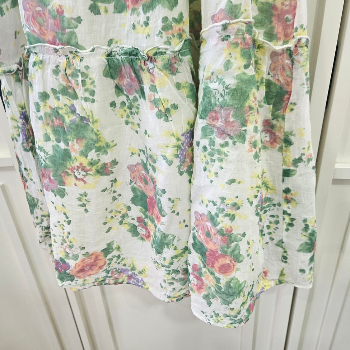 플라워 패턴 롱 원피스 상품이미지3