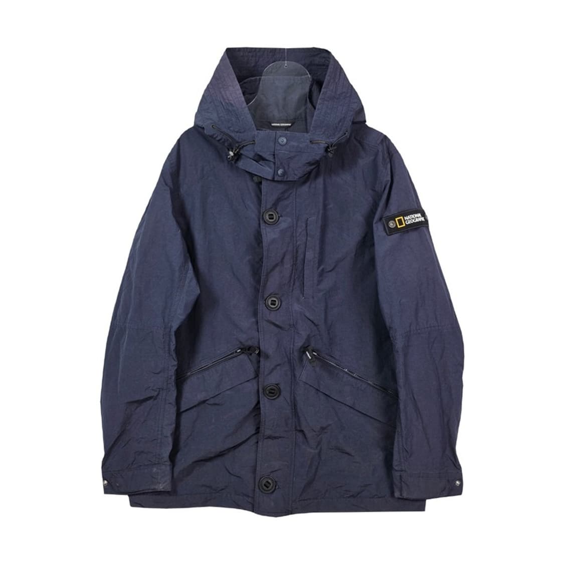 내셔널지오그래픽 네이비 후드 필드 자켓 XL 상품이미지1