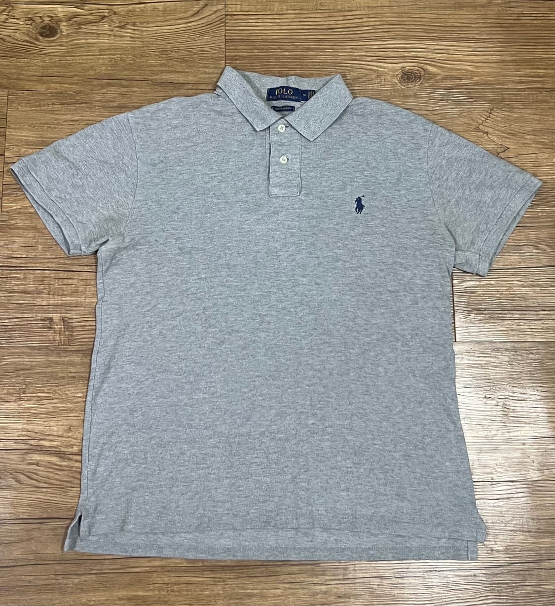 Polo 폴로 랄프로렌 커스텀 슬림핏 그레이 카라티 상품이미지1