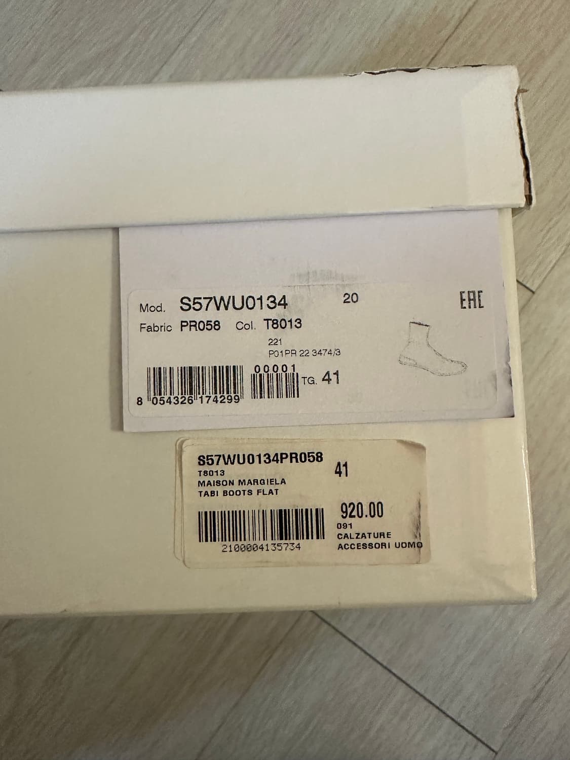 [41] 메종마르지엘라 타비 플랫 앵클 부츠 상품이미지5