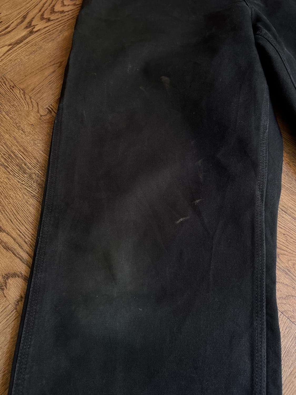 [34]칼하트 USA 덩가리핏 빈티지 워싱 블랙 카펜터 워크 펜츠 상품이미지5