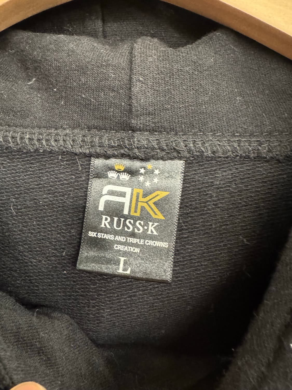 RUSS.K 빈티지 Y2K 후드 베스트 상품이미지3