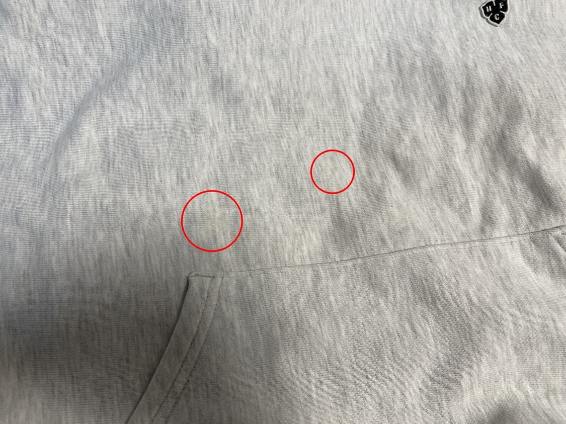 [ L ] 21FW 헤리티지플로스 221 리버스 후디 멜란지 그레이 상품이미지4