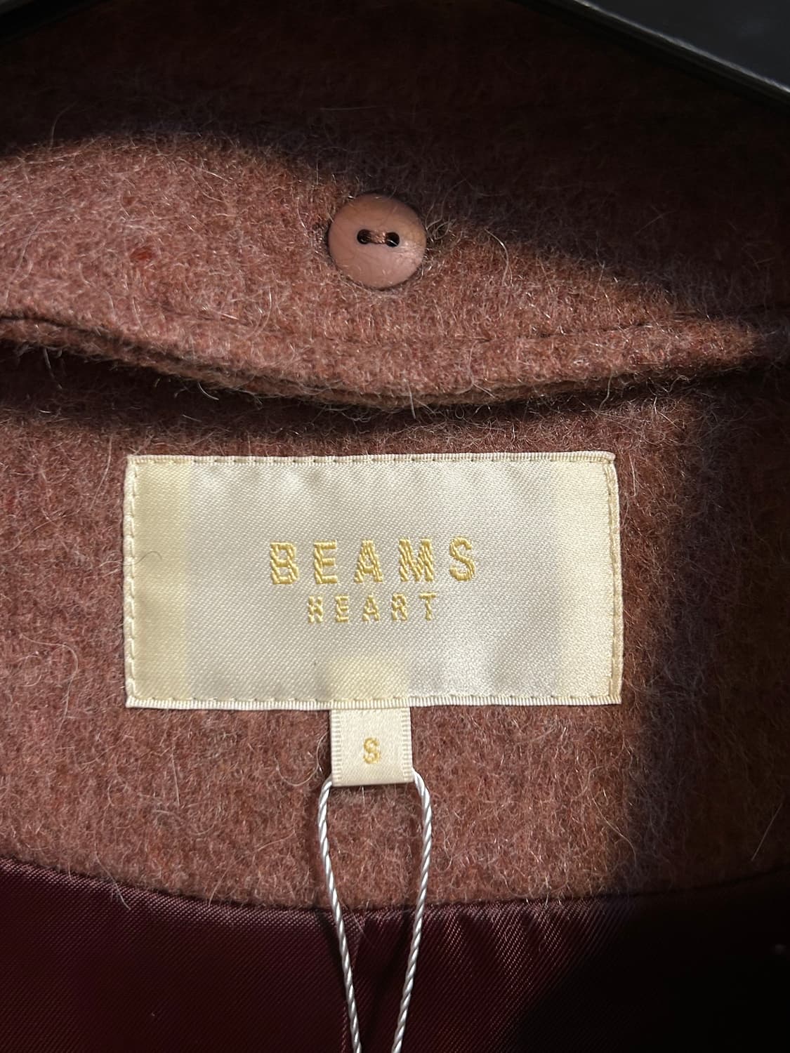 빔즈 하트 후드 울 코트 상품이미지5