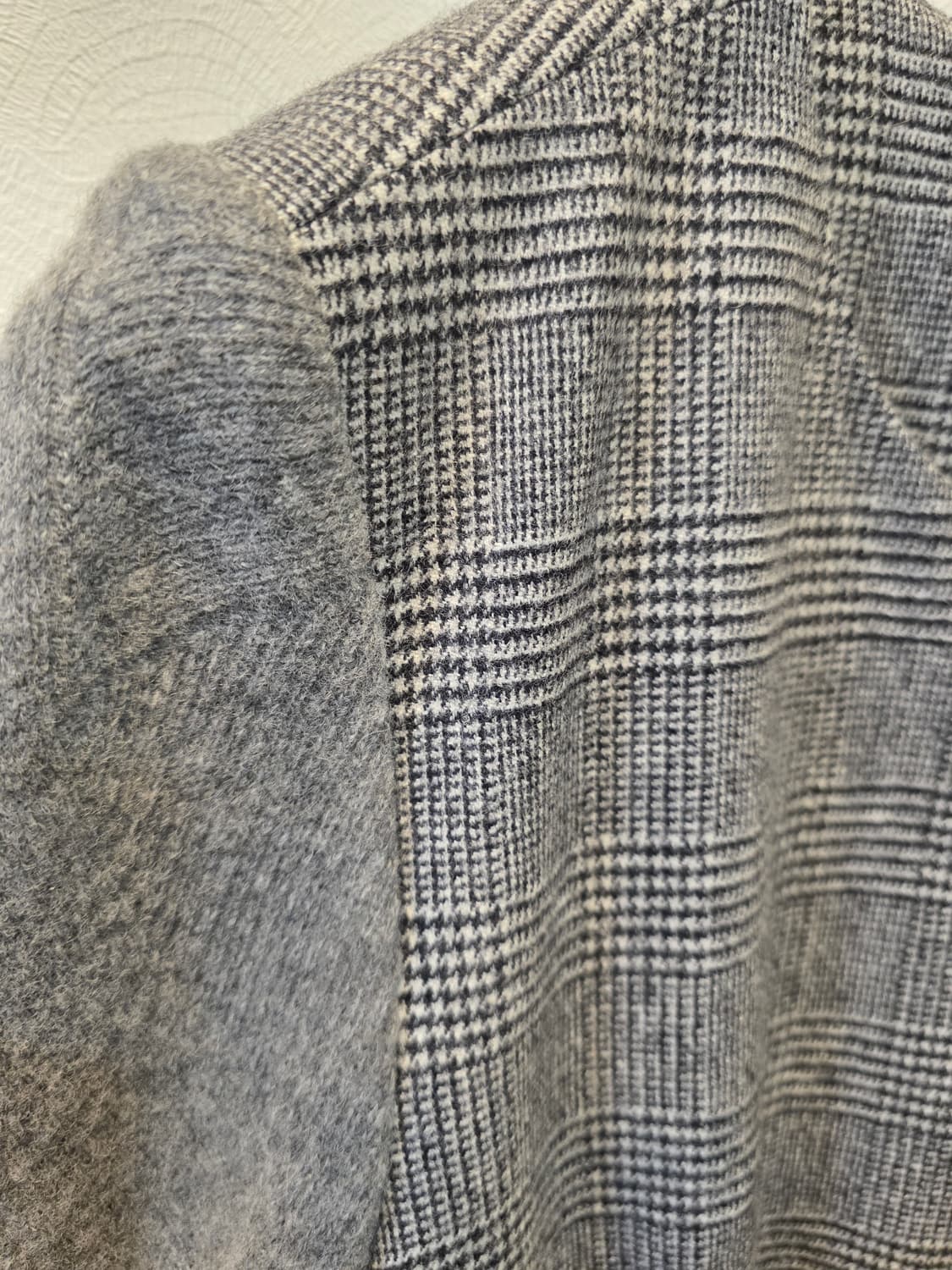 커스텀멜로우 체크 울 블라우스 상품이미지3