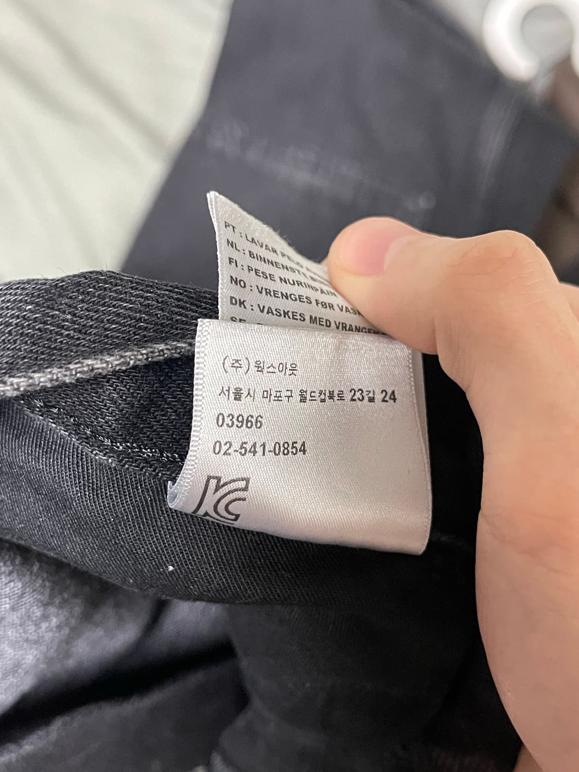 칼하트 더블 니 팬츠 29x32 흑청 상품이미지3