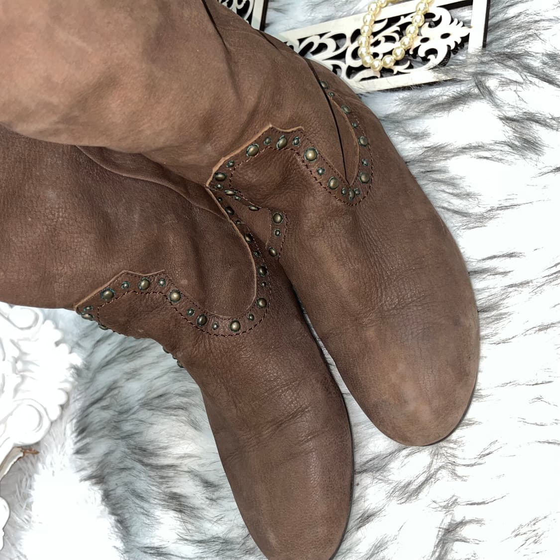 빈티지 웨스턴 퍼부츠 상품이미지4