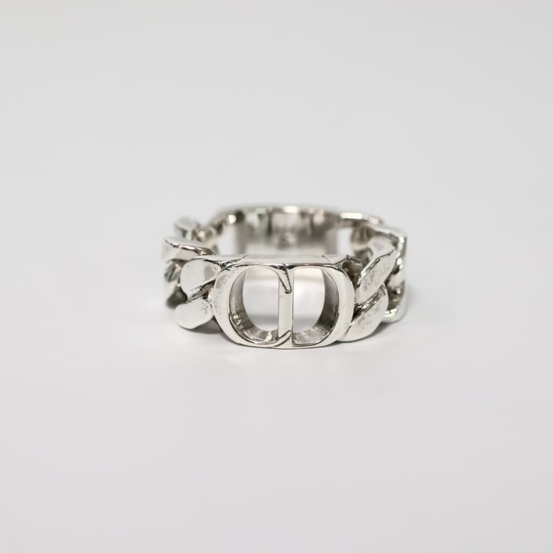 디올 CD ICON 체인 링크 925 반지 S/19호 상품이미지1