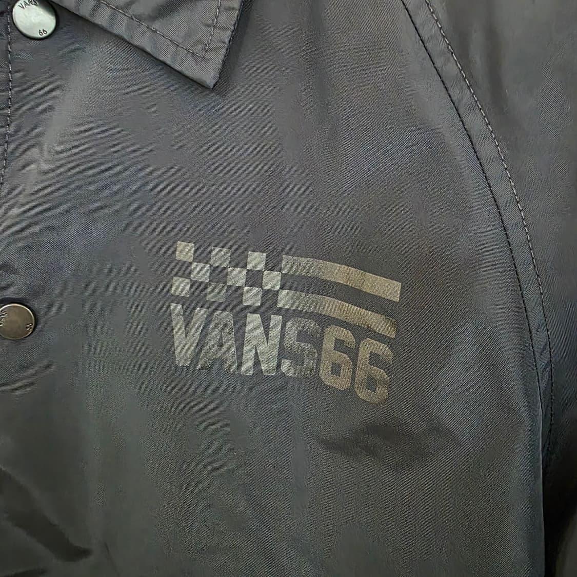 반스 블랙 코치 자켓 (M) 상품이미지4