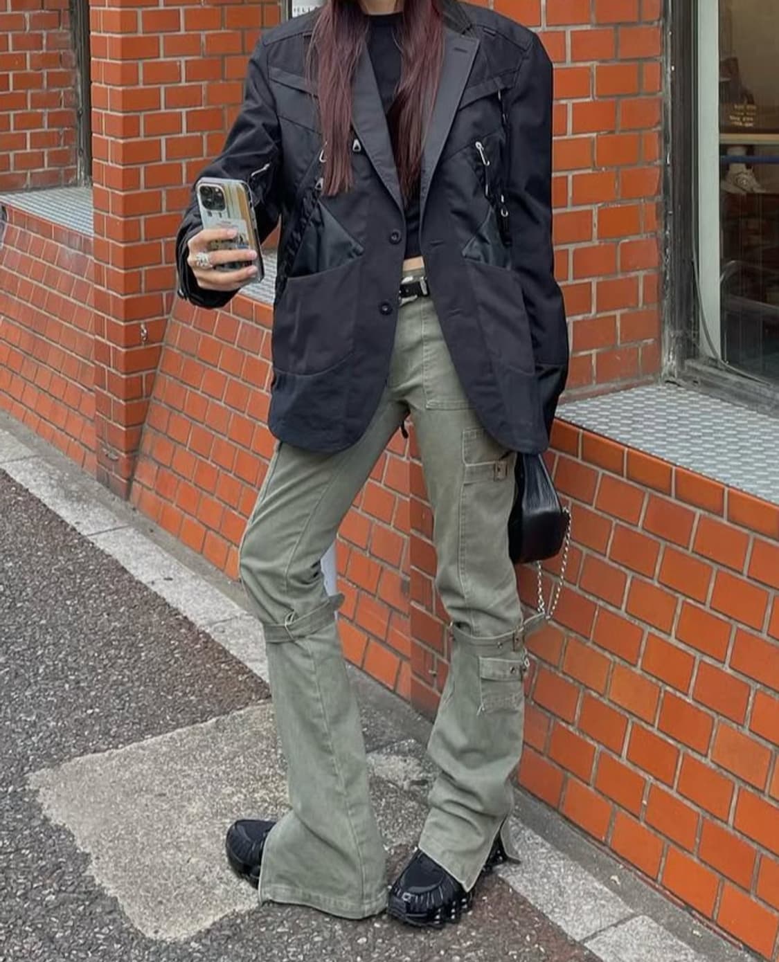 준야 와타나베 나일론 믹스 자켓 XL 상품이미지4