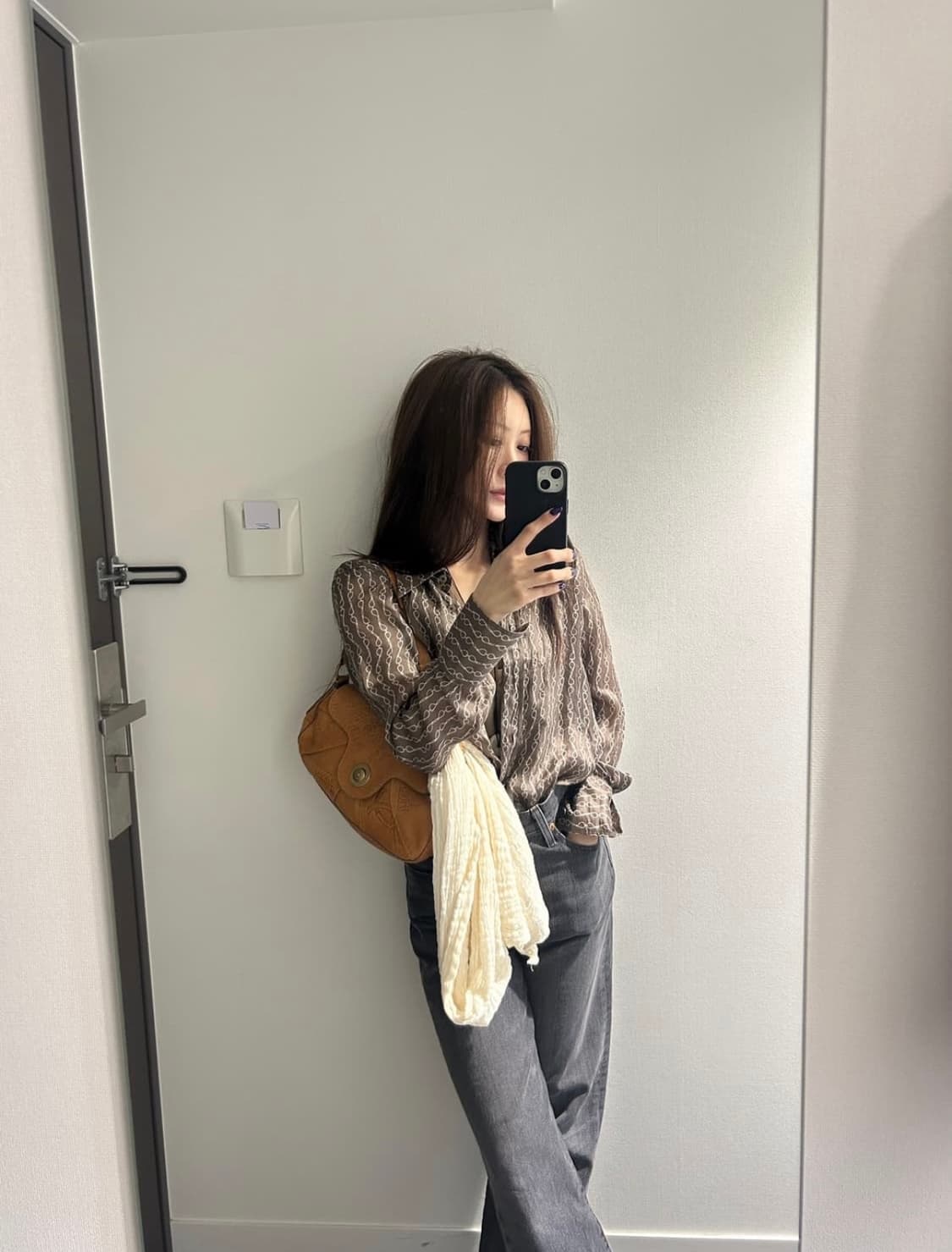 구찌 체인 모티프 실크 셔츠 (블라우스) 상품이미지6