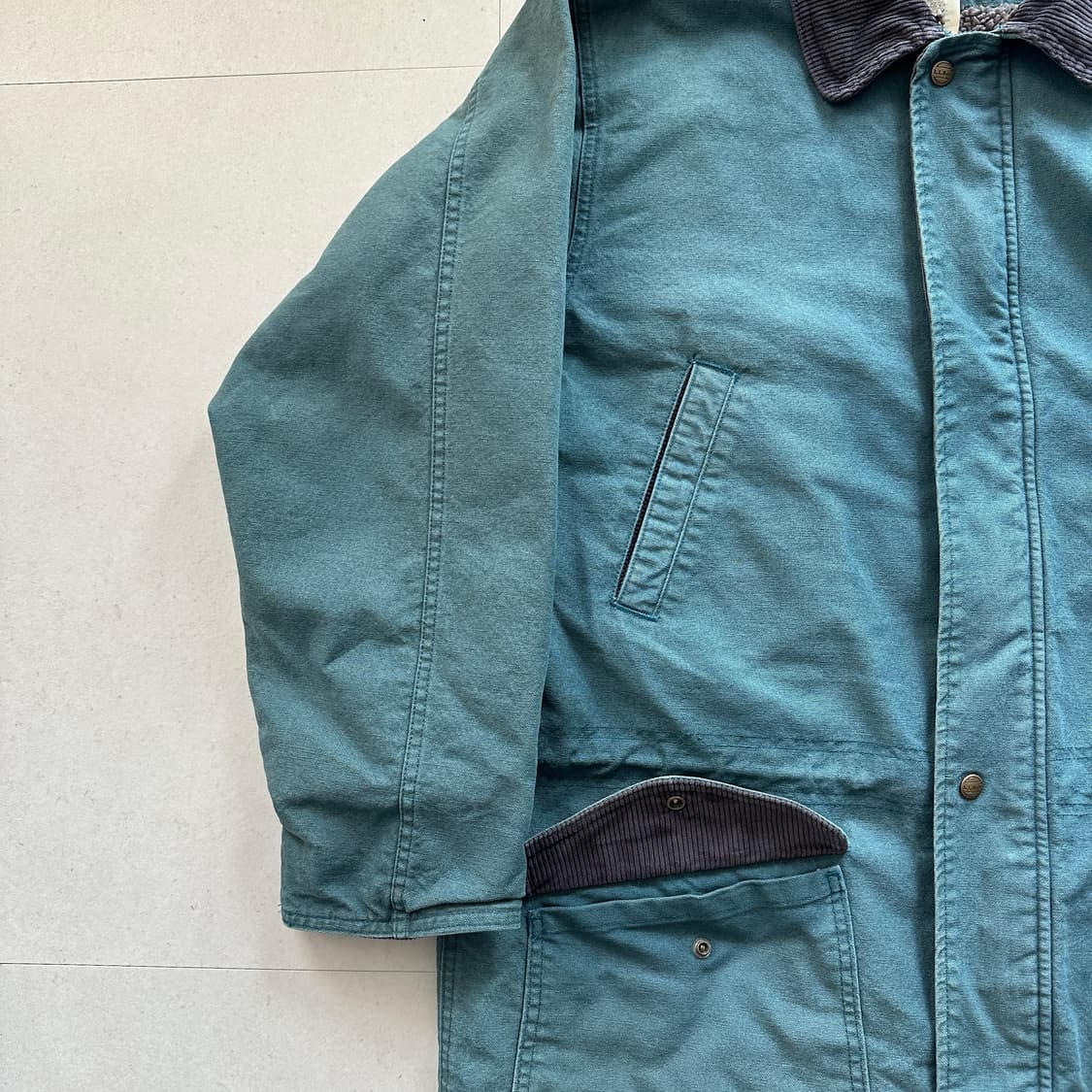 90s 엘엘빈 MADE IN USA 보아털  헌팅 초어 필드 자켓 상품이미지4