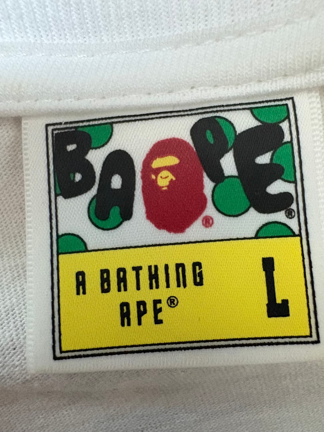 BAFE 베이프 반팔 빅헤드 티셔츠 재팬 L 상품이미지5