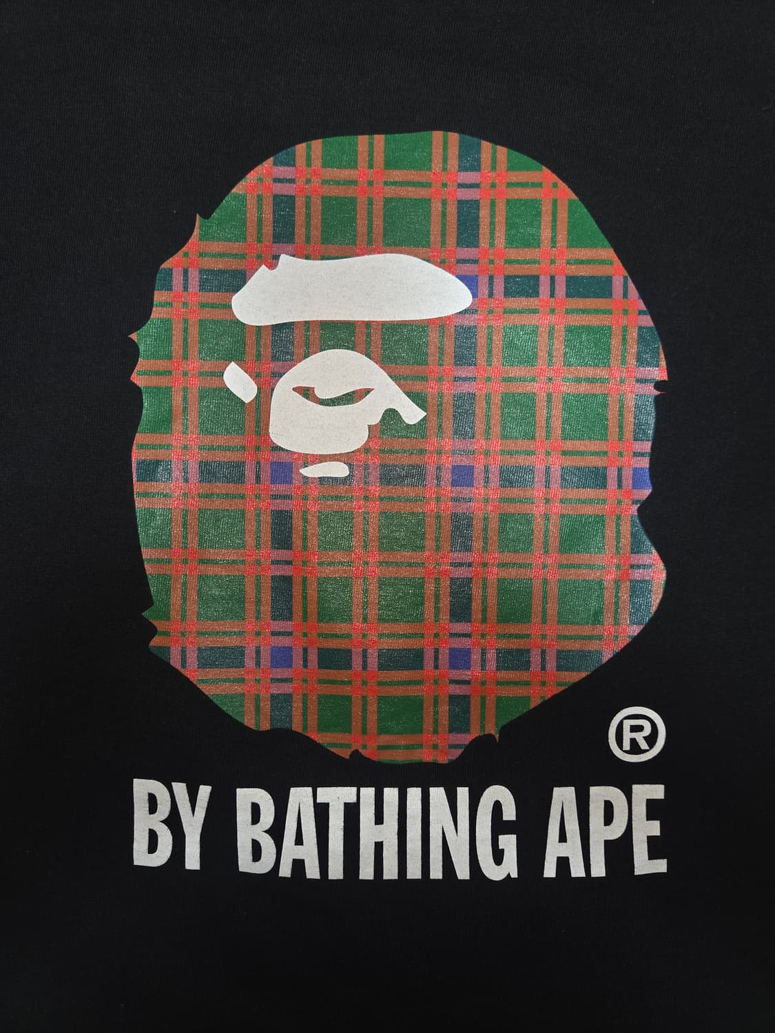 베이프 체크무늬 APE 반팔티 (구형택) 상품이미지2