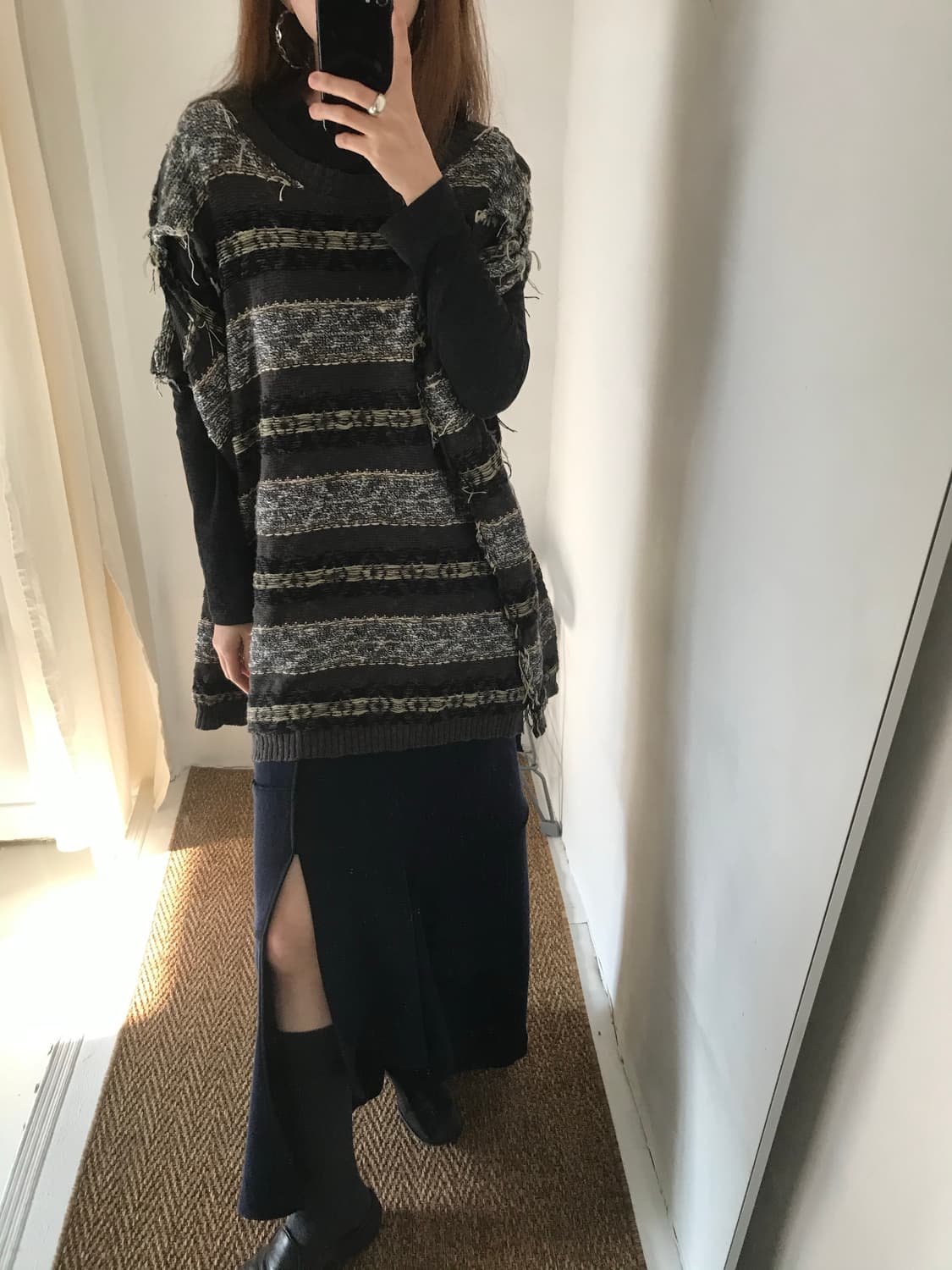 detail knit long skirt 상품이미지7