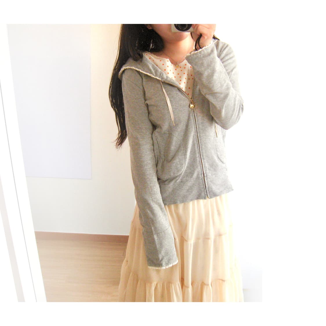 「야옹이에게 생선을 맡겨 버렸다。。。♥」야옹이 후드집업 상품이미지2