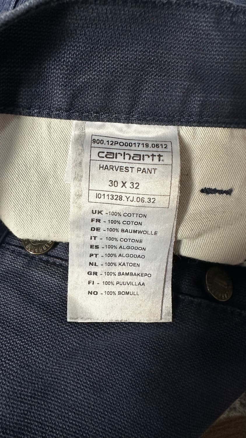 칼하트 네이비색 워크 팬츠 상품이미지6
