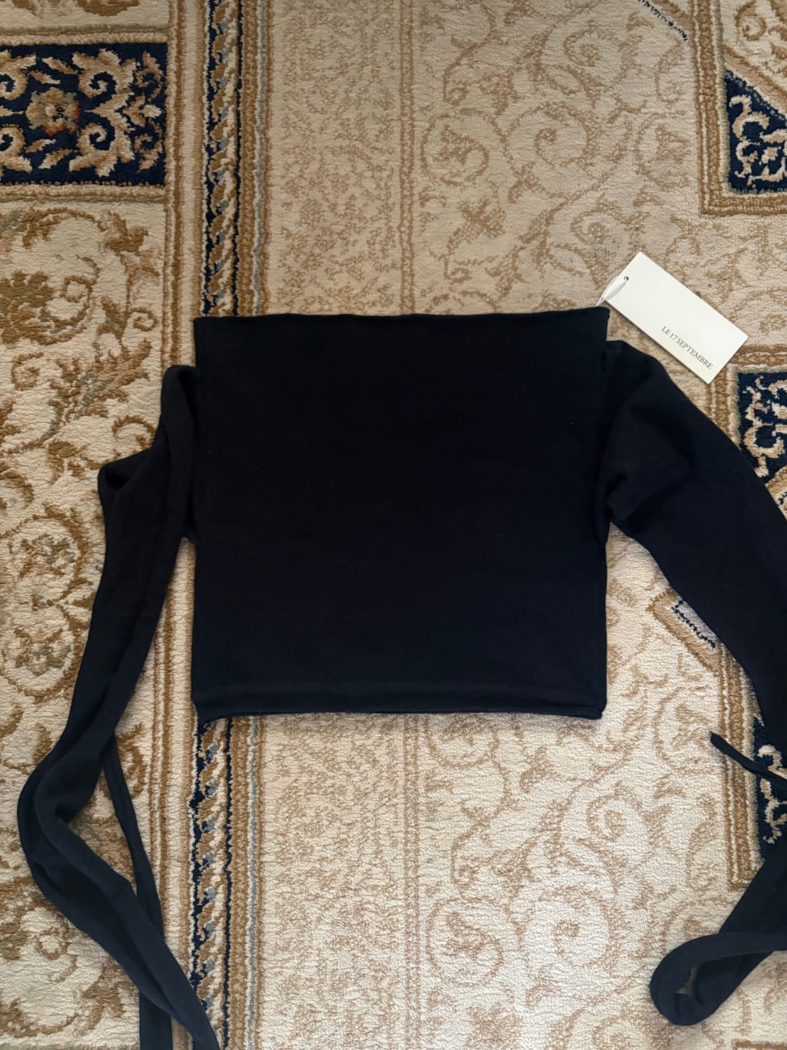 Le917 le17septembre 캐시미어 블렌드 니트 튜브탑  상품이미지5