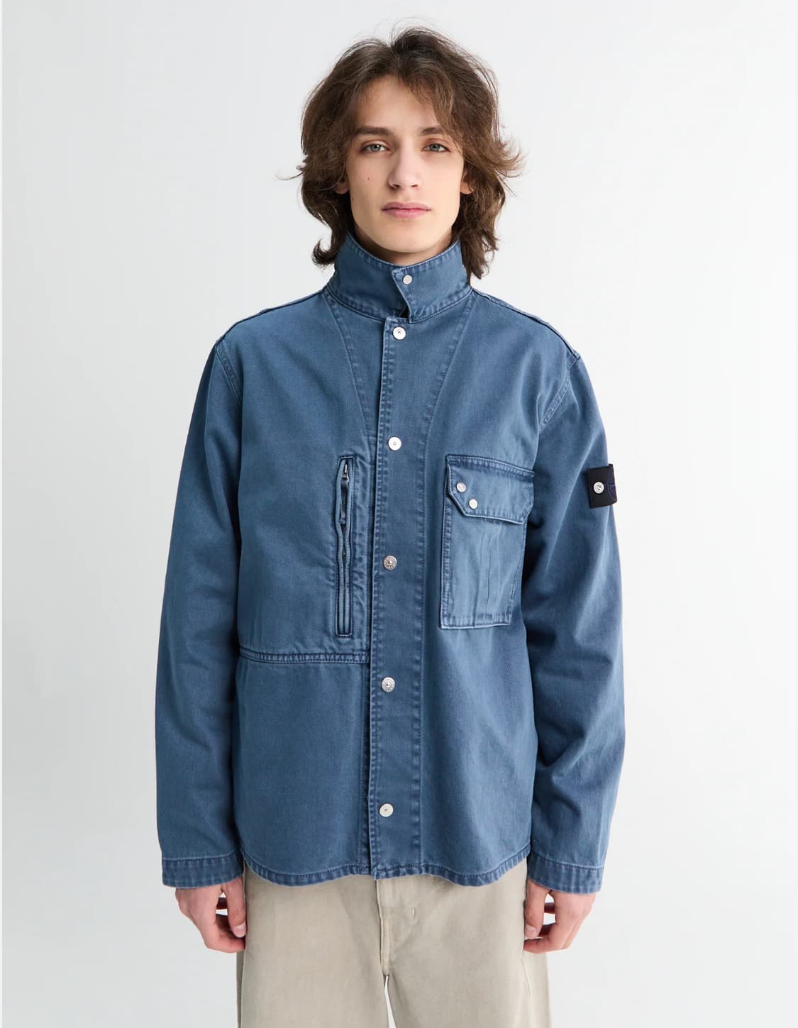 스톤아일랜드 라이트 불 데님 tc 자켓 XL(105-110) 새상품 상품이미지6