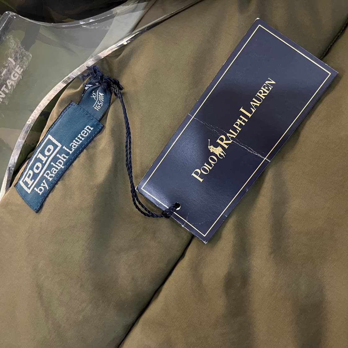 폴로 랄프로렌 카모 패딩 조끼 XS 상품이미지7