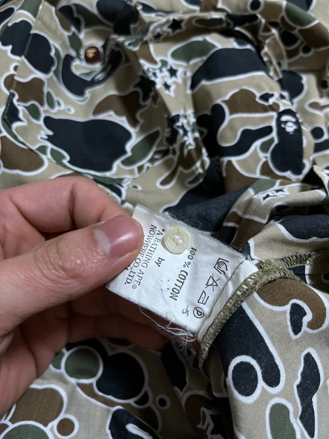 베이프 아카이브 피사체카모 셔츠 상품이미지5