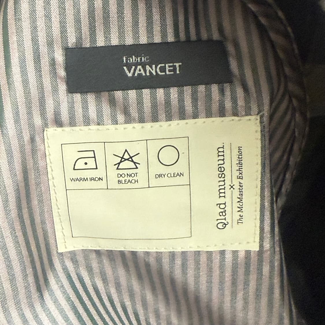 클래드뮤지엄 그린 체크 블루종 자켓 (M) 상품이미지3