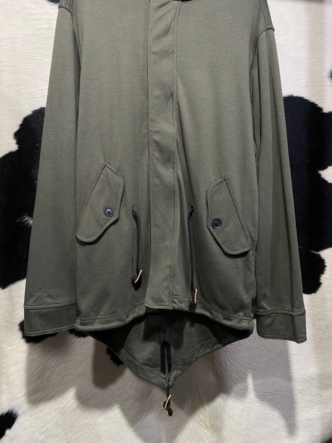 Sunny picnic 모리 st 카키 롱 후드자켓 상품이미지3